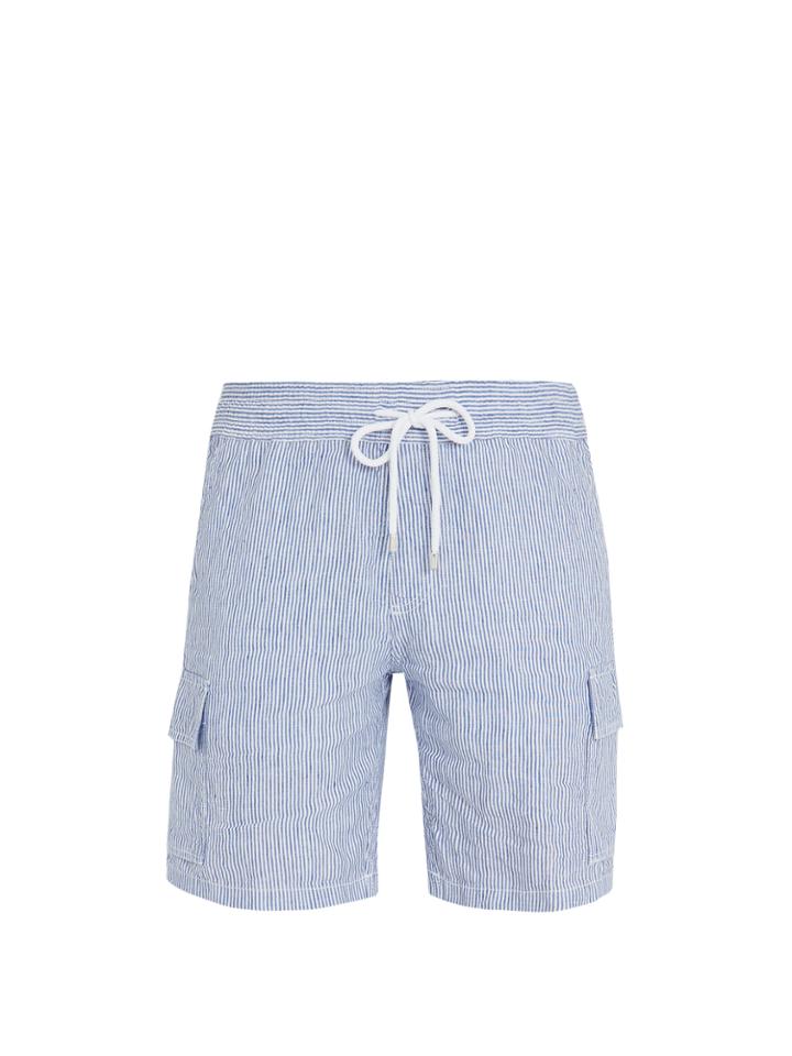 Vilebrequin Berrix Striped Linen Shorts