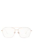 Matchesfashion.com Dior Eyewear - Diorstellaire Aviator Metal Glasses - Womens - Rose Gold