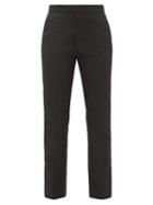 Matchesfashion.com Raf Simons - Ankle-zip Straight-leg Twill Trousers - Womens - Black