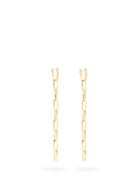 Matchesfashion.com Lizzie Mandler - Diamond & 18kt Gold Chain-drop Earrings - Womens - Yellow Gold