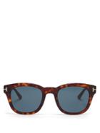 Matchesfashion.com Tom Ford Eyewear - Round Frame Tortoiseshell Acetate Sunglasses - Womens - Tortoiseshell