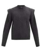 Matchesfashion.com Isabel Marant - Pavel Ribbed Cashmere-blend Sweater - Mens - Grey