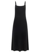 Lisa Yang - Anja Fine-knit Cashmere Midi Dress - Womens - Black
