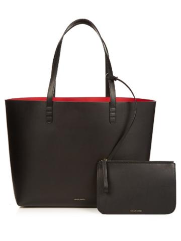 Mansur Gavriel Red-lined Large Leather Tote