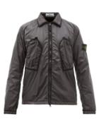 Matchesfashion.com Stone Island - Garment Dyed Shell Jacket - Mens - Black