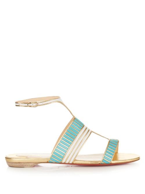 Christian Louboutin Very Sekmet Leather Sandals