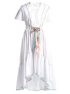 Matchesfashion.com Peter Pilotto - Cord Belt Cotton Dress - Womens - White