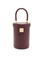 Matchesfashion.com Sparrows Weave - The Cylinder Lizard Effect Leather Bag - Womens - Burgundy