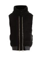 Matchesfashion.com Stella Mccartney - Melissa Oversized Quilted Velvet Gilet - Womens - Black