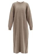 Matchesfashion.com Extreme Cashmere - No. 106 Weird Stretch-cashmere Dress - Womens - Mid Brown