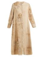 Matchesfashion.com By Walid - Tari 19th Century Crochet Cotton Coat - Womens - Beige