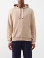 Brunello Cucinelli - Hooded Cotton-jersey Sweatshirt - Mens - Beige