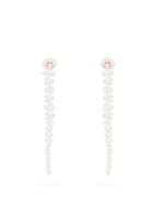 Matchesfashion.com Simone Rocha - Long Crystal Drop Earrings - Womens - Clear
