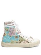 Matchesfashion.com Amiri - Reconstructed High-top Cotton-canvas Trainers - Mens - Multi