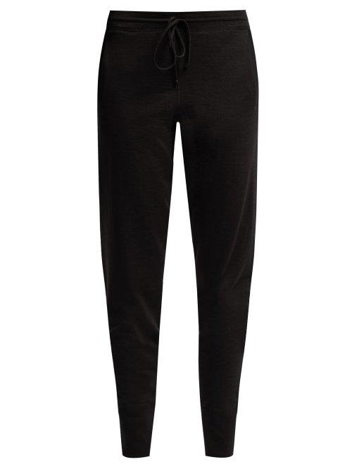 Matchesfashion.com Ernest Leoty - Bertille Wool Track Pants - Womens - Black