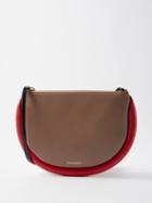 Jw Anderson - Bumper Moon Bi-colour Leather Shoulder Bag - Womens - Beige Multi