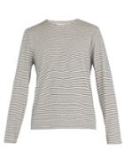 Matchesfashion.com Oliver Spencer - Striped Cotton Top - Mens - Cream