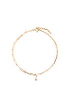 Yvonne Lon - Mixed-chain Diamond & 18kt Gold Anklet - Womens - Yellow Gold