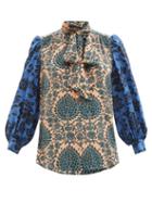 Ladies Rtw Weekend Max Mara - Liriche Blouse - Womens - Orange Navy