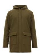 Matchesfashion.com A.p.c. - Ben Virgin Wool Blend Parka - Mens - Khaki