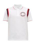 Matchesfashion.com Burberry - Ennis Logo-appliqu Cotton-blend Piqu Polo Shirt - Mens - White