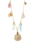 Brigid Blanco 18kt Gold Charm Necklace