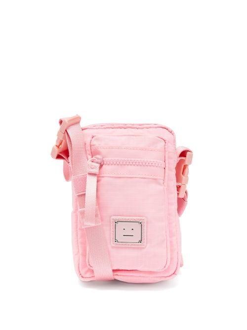 Ladies Bags Acne Studios - Arvel Face Ripstop Cross-body Bag - Womens - Pink