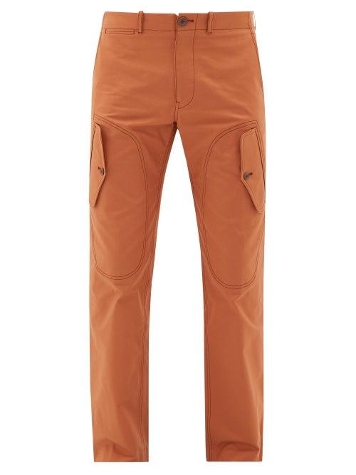 Matchesfashion.com Sies Marjan - Eshaan Cotton-blend Canvas Cargo Trousers - Mens - Orange
