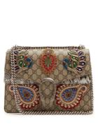 Gucci Dionysus Gg Supreme Embellished Large Shoulder Bag
