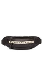 Matchesfashion.com A.p.c. - Logo Printed Nylon Belt Bag - Mens - Black
