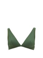 Matchesfashion.com Casa Raki - Flo Tie-back Bikini Top - Womens - Green