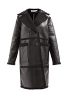 Proenza Schouler White Label - Reversible Sherpa Fleece-lined Faux-leather Coat - Womens - Black