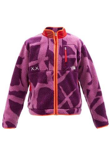 The North Face Xx Kaws - X Kaws Freeride Fleece Jacket - Mens - Purple
