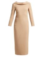 Matchesfashion.com Carl Kapp - Noah Wool Crepe Dress - Womens - Nude