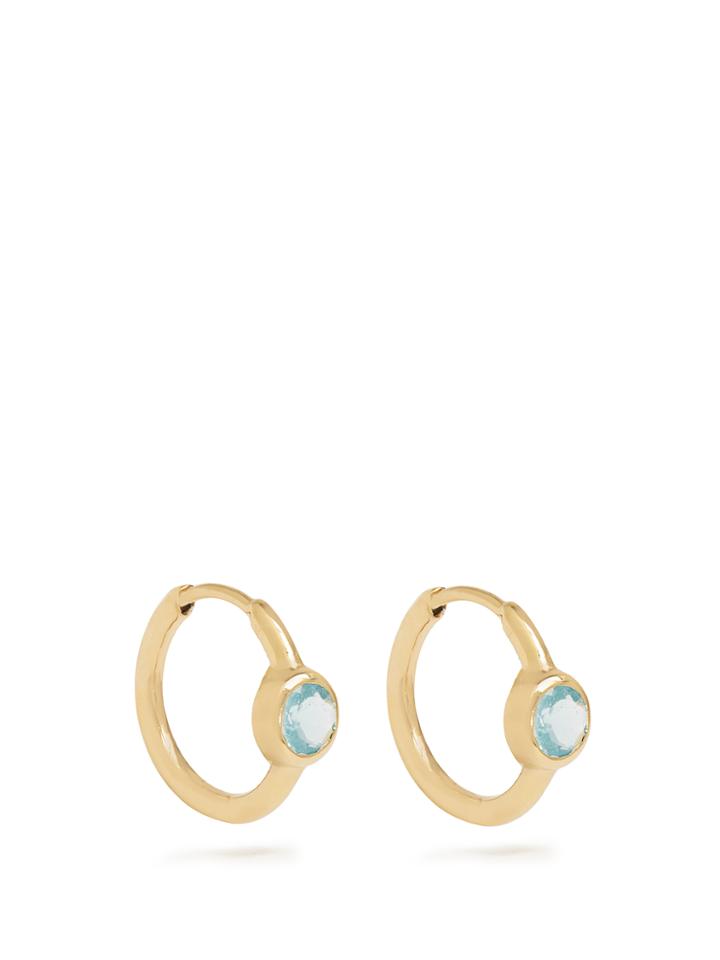 Theodora Warre Apatite And Gold-plated Earrings