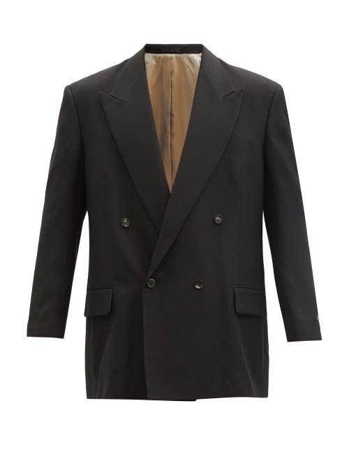 Mens Rtw Fear Of God - California Double-breasted Crepe Jacket - Mens - Black