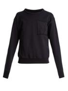 Jw Anderson Logo-embroidered Crew-neck Cotton Sweatshirt