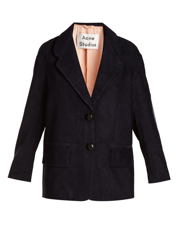 Acne Studios Juul Single-breasted Cord Jacket