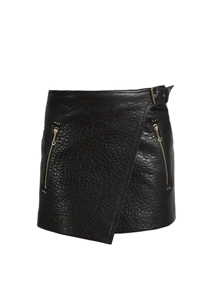 Isabel Marant Étoile Kakili Bubbled-leather Mini Skirt