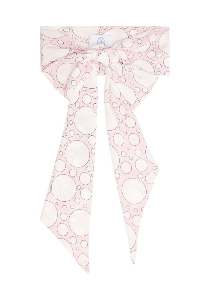 Rebecca De Ravenel Polka-dot Print Sash Belt