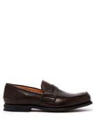 Matchesfashion.com Church's - Pembrey Leather Penny Loafers - Mens - Dark Brown