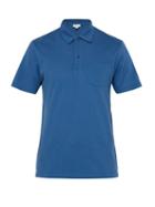 Matchesfashion.com Sunspel - Riviera Cotton Piqu Polo T Shirt - Mens - Mid Blue
