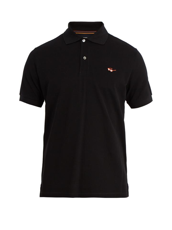 Paul Smith Sunglass-crest Cotton-piqu Polo Shirt