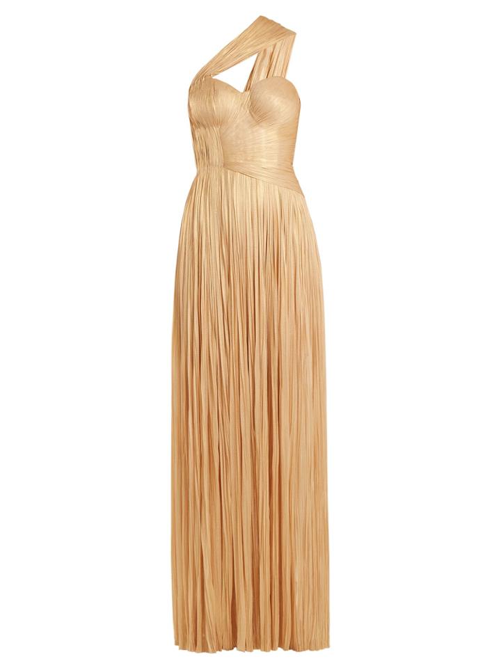 Maria Lucia Hohan Melanie Pleated Silk Gown