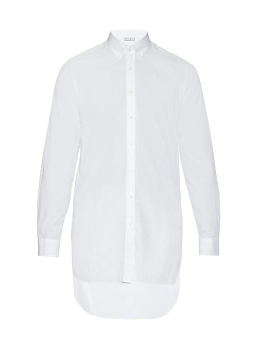 Raey Long-line Cotton Shirt