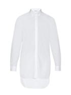 Raey Long-line Cotton Shirt
