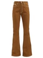 Matchesfashion.com Eytys - Oregon High Rise Flared Jeans - Womens - Brown