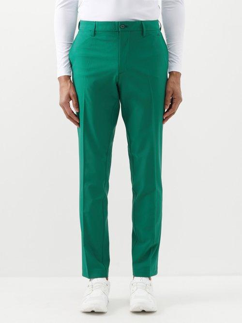 J.lindeberg - Ellot Technical Golf Trousers - Mens - Dark Green