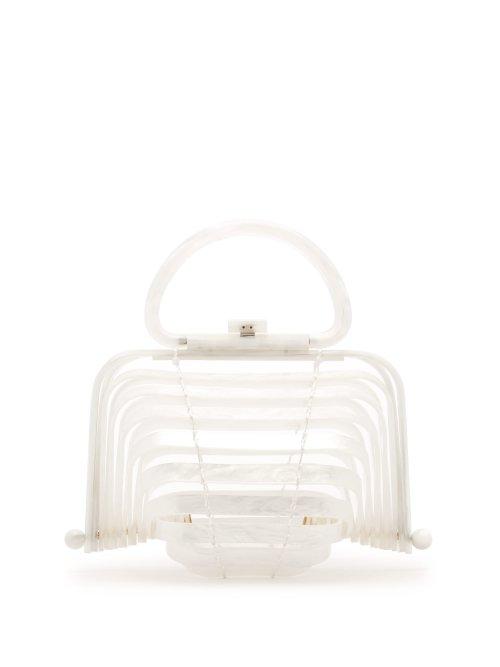 Matchesfashion.com Cult Gaia - Lilleth Clutch Bag - Womens - White