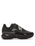 Matchesfashion.com Fendi - Chunky Leather Low Top Trainers - Mens - Black